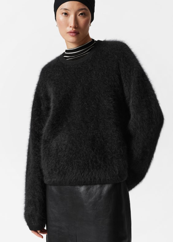 Brushed-Cashmere Jumper