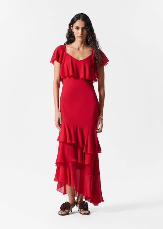 Ruffle Maxi Dress