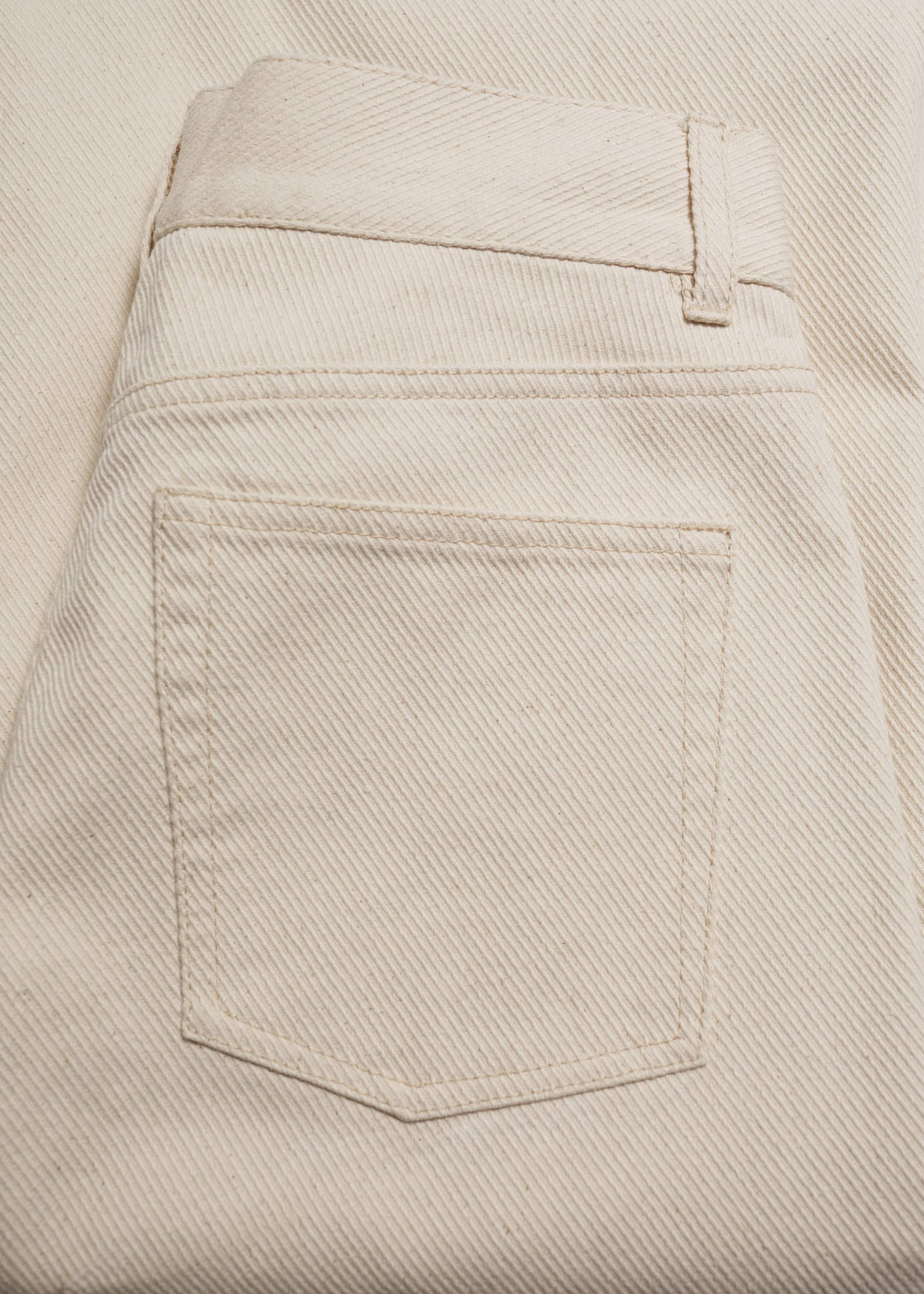 Wide Textured Trousers - {{variantName}} - Descriptive Detail