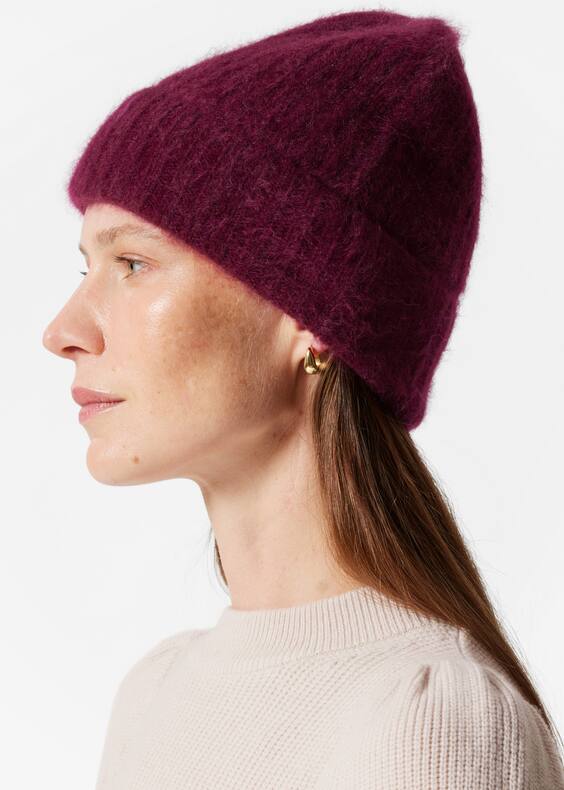 Pure Brushed-Cashmere Beanie