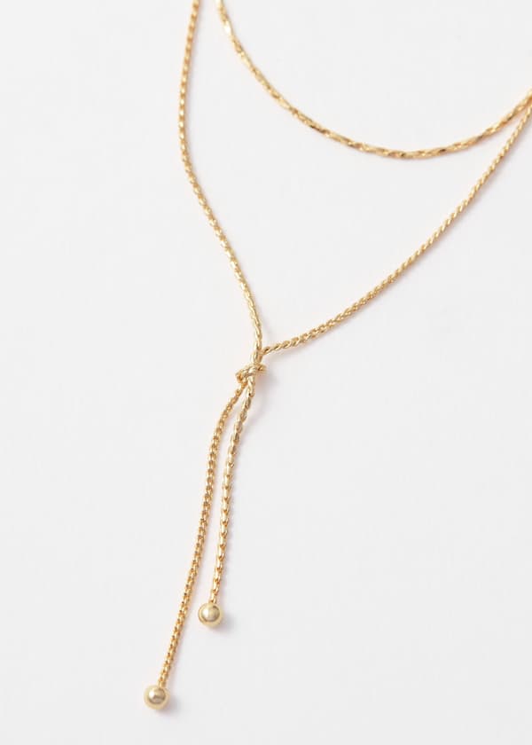 Layered Lariat Necklace