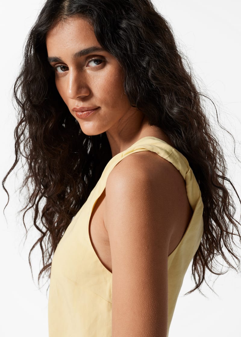 One-Shoulder Midi Dress