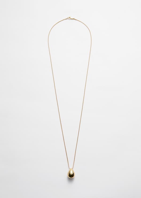 Long Drop-Pendant Necklace