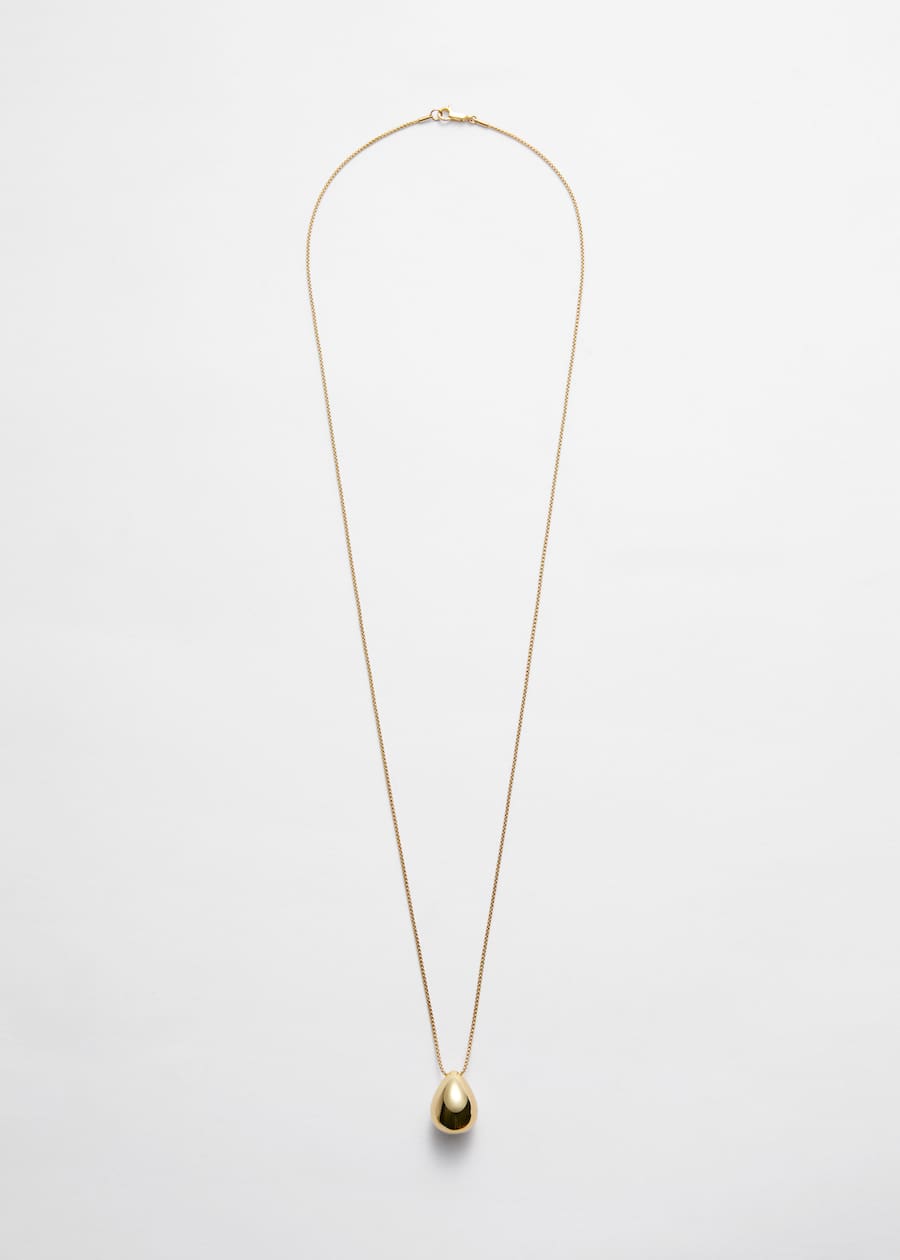 Long Drop-Pendant Necklace