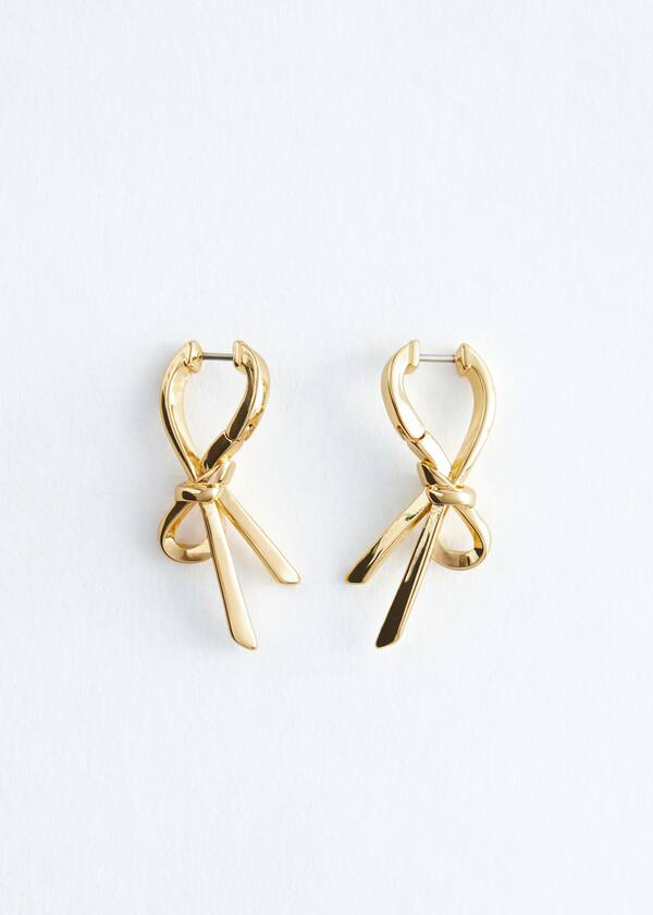 Knot Hoop Earrings