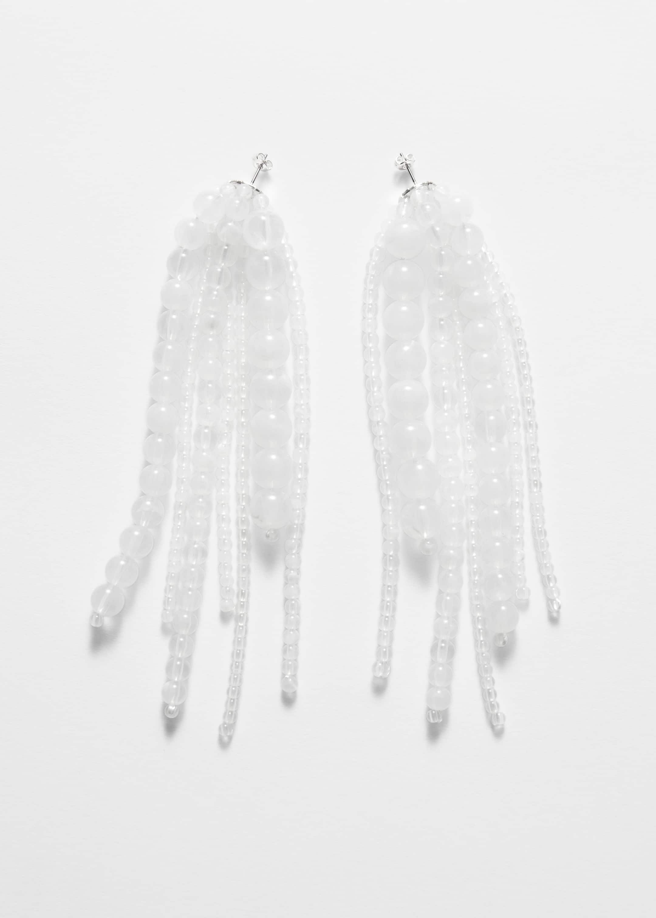 Cascade Glass-Bead Earrings