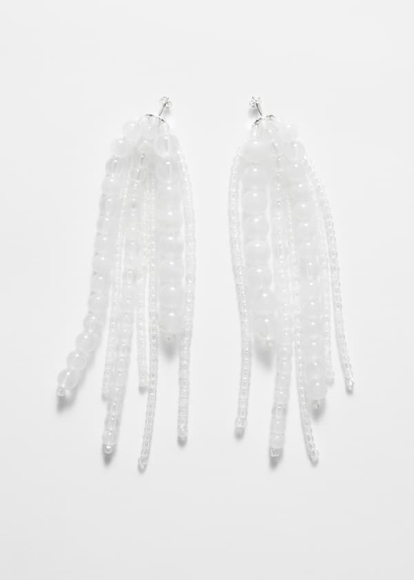 Cascade Glass-Bead Earrings