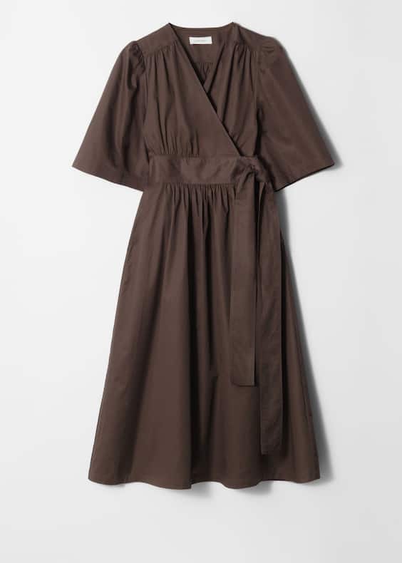 Wrap Midi Dress