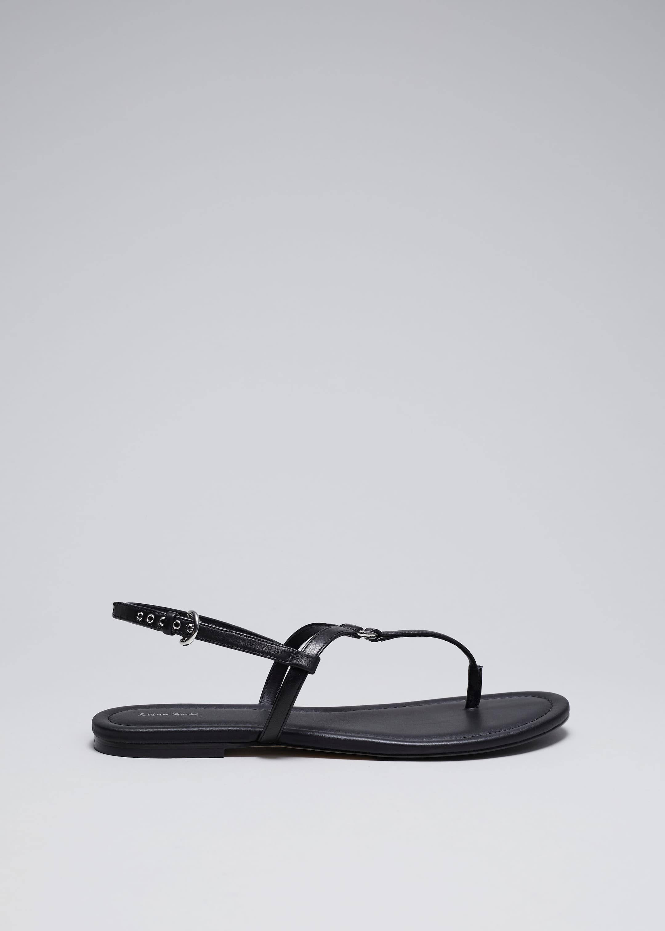 Image of T-bar Leather Sandals