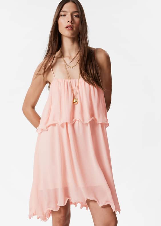 Ruffle Mini Dress