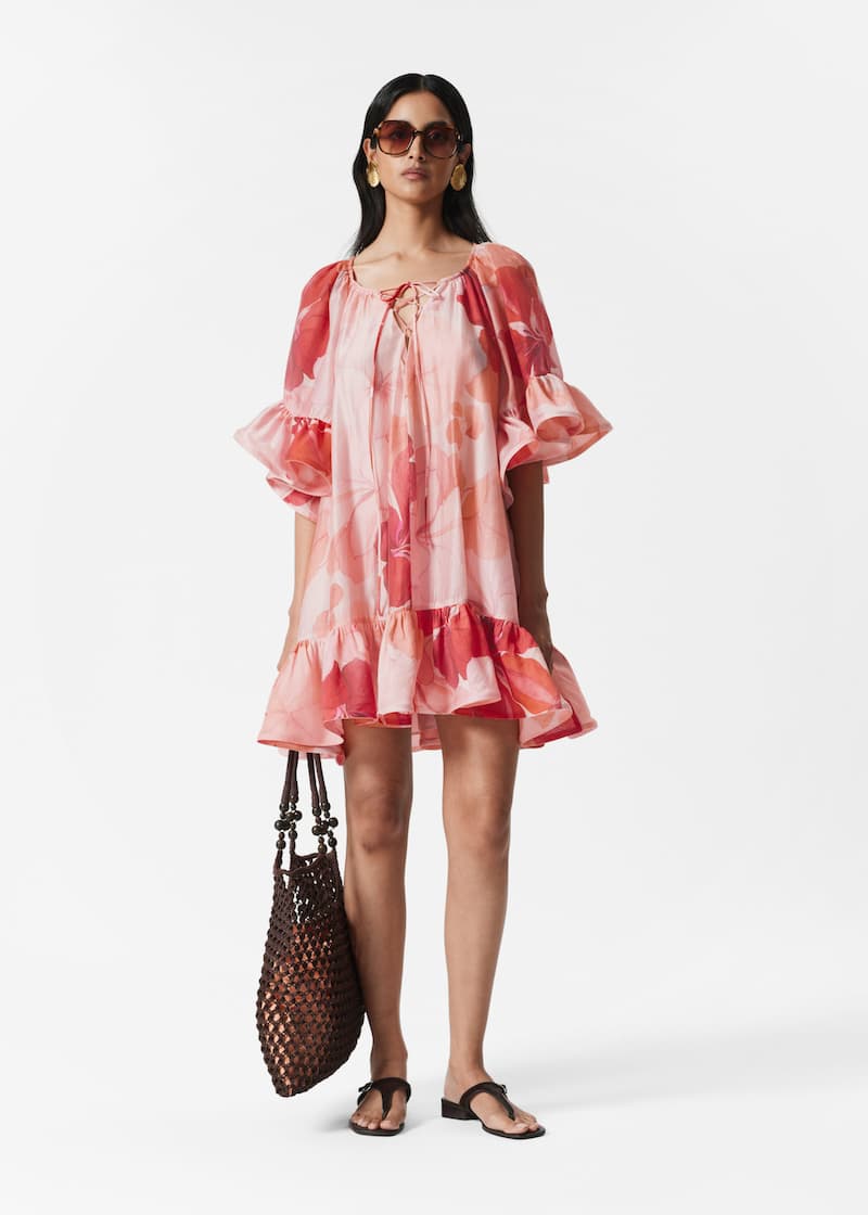 Ruffle Mini Dress