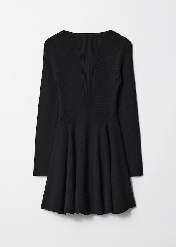 Rib Knit Mini Dress