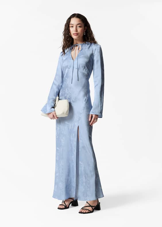 Jacquard Maxi Dress