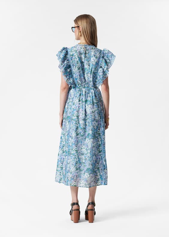 Frill Midi Dress