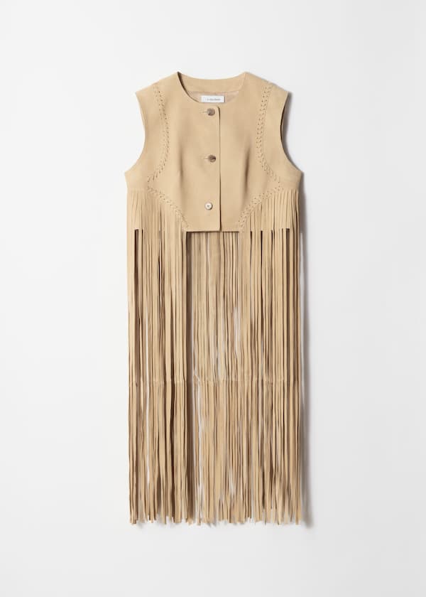 Fringed Suede Vest