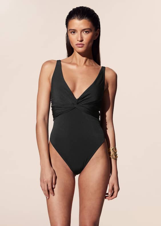 Twist-Detail Swimsuit