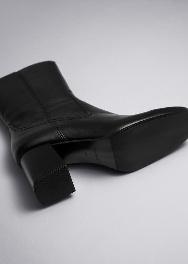 Classic Leather Ankle Boots