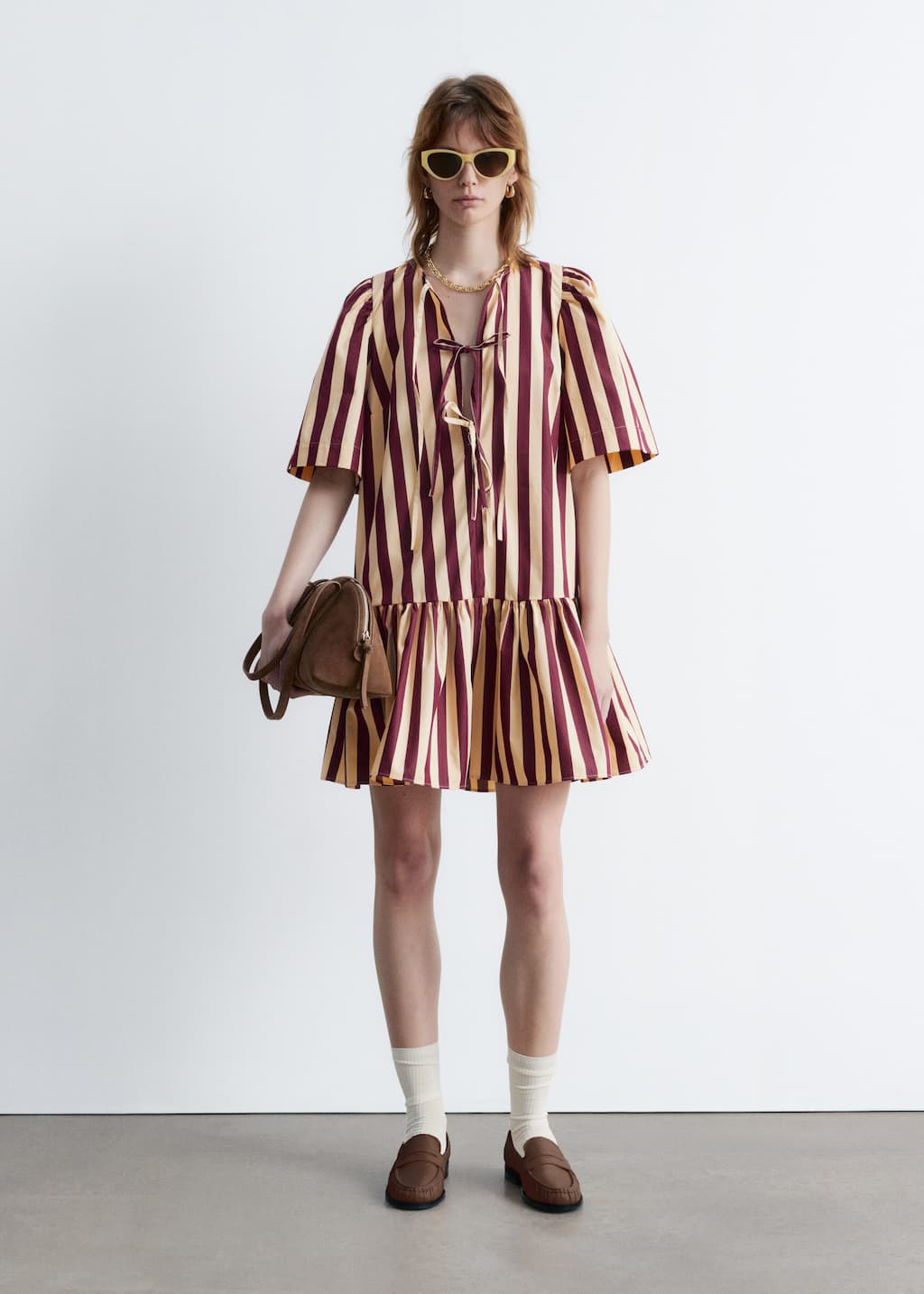 Peplum Mini Dress