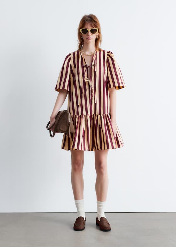 Peplum Mini Dress