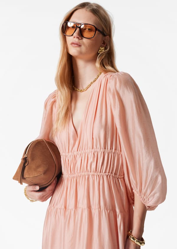 Tiered Midi Dress