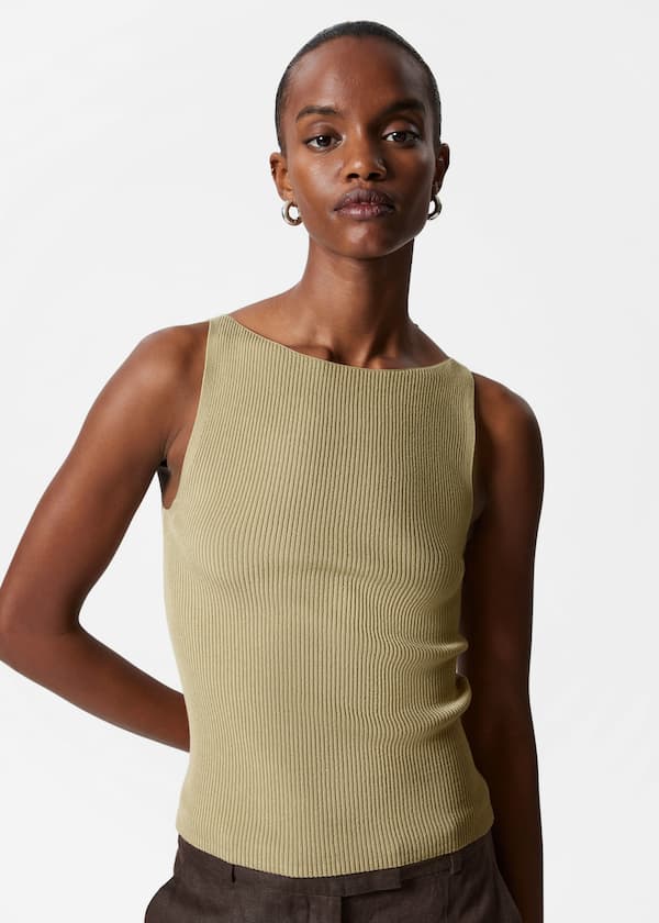 Rib-Knit Tank Top