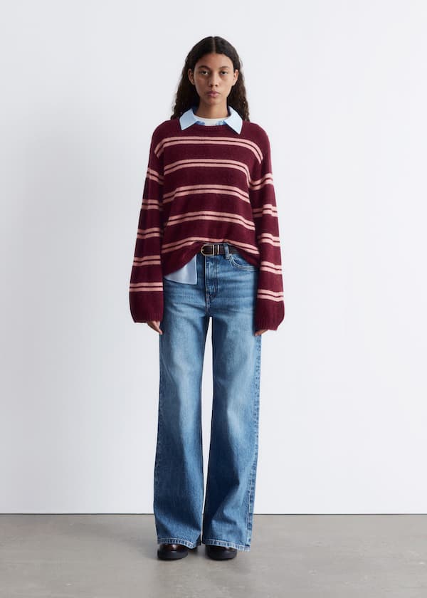 Knitted Alpaca-Blend Sweater