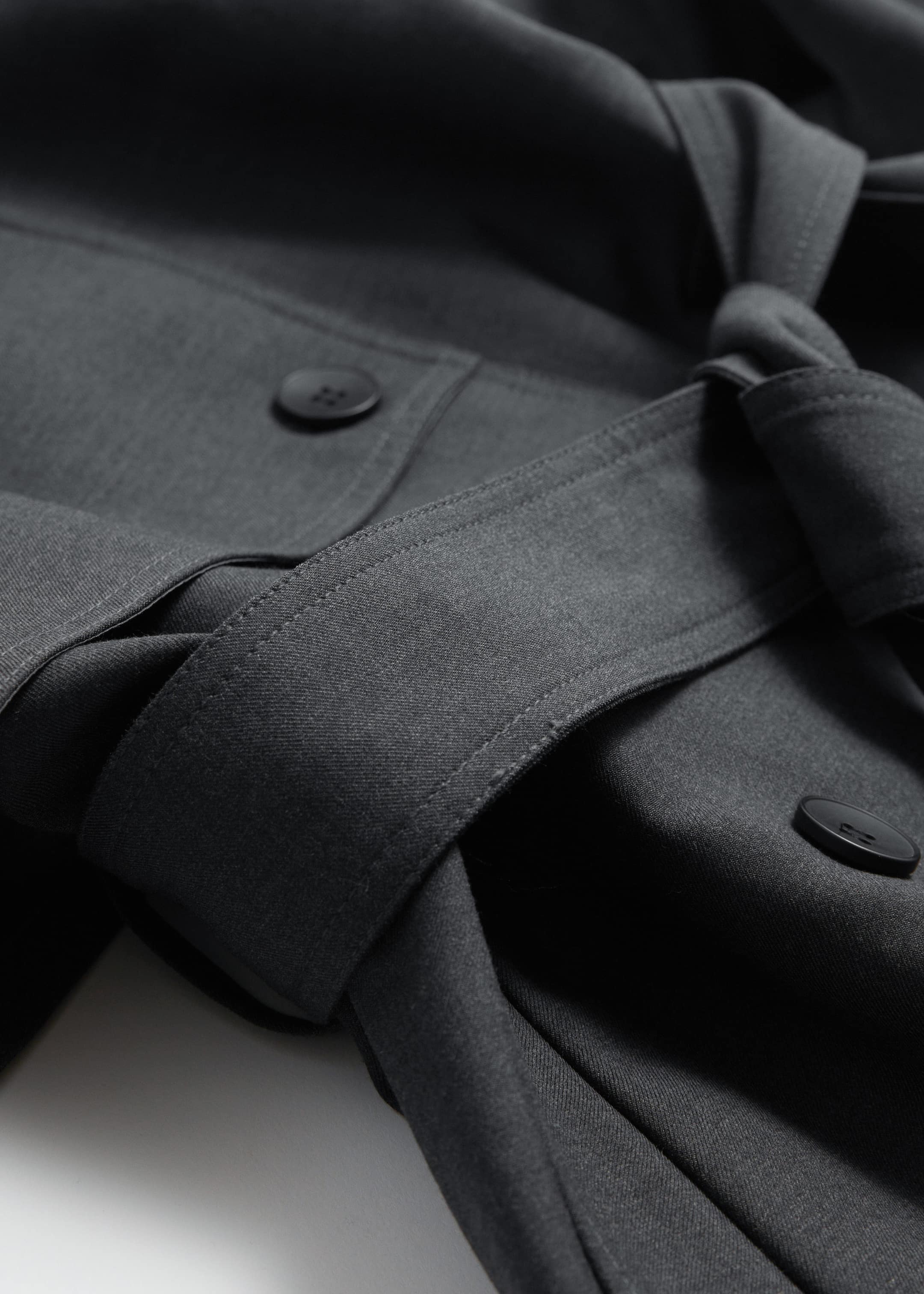 Belted Trench Coat - {{variantName}} - Descriptive Detail