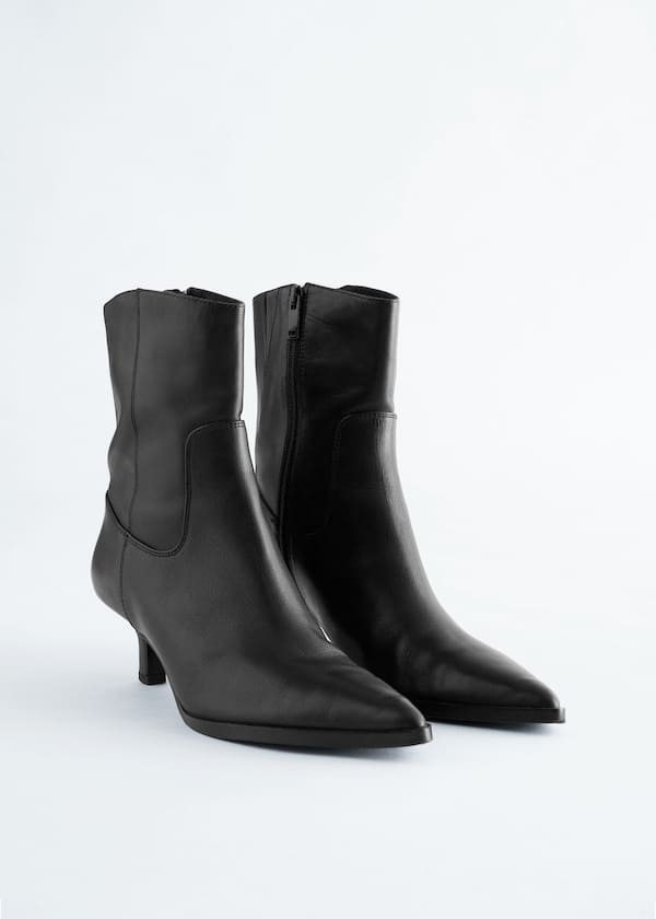 Kitten Heel Ankle Boots