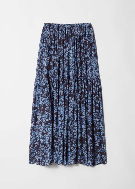 Tiered Maxi Skirt