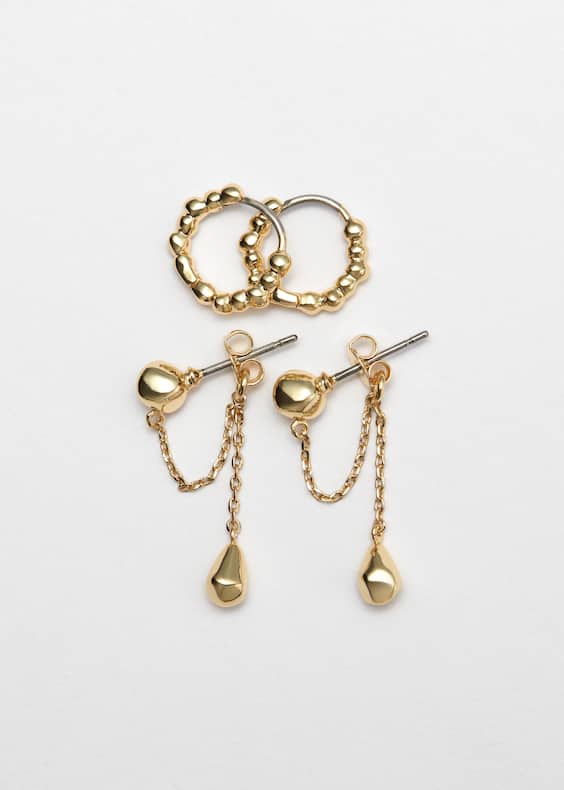 Chain Earrings Set