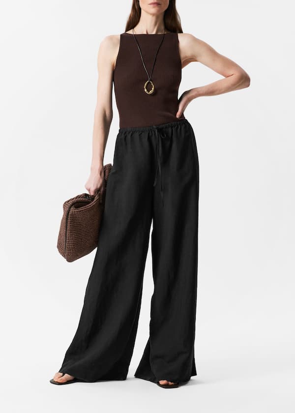 Relaxed Drawstring Trousers