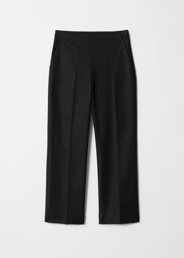 Slim Press-Crease Trousers