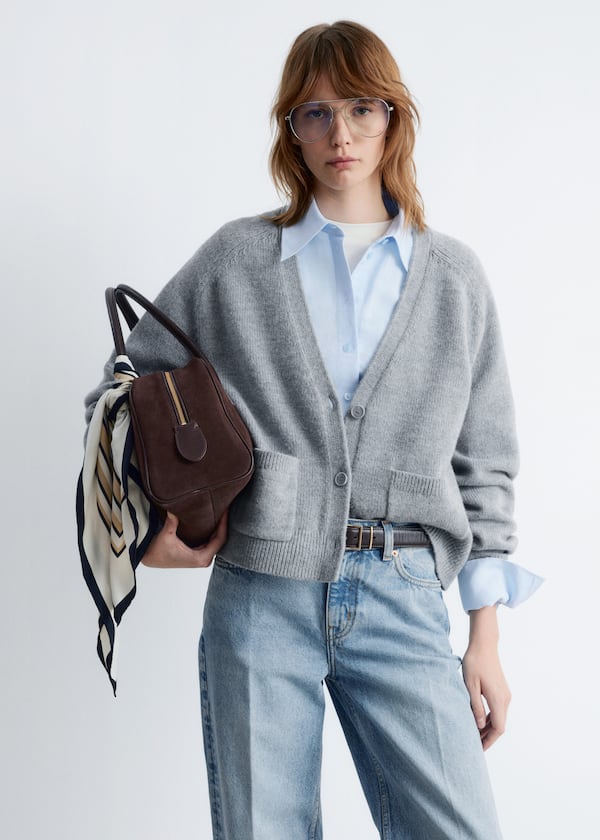 Patch-Pocket Cardigan