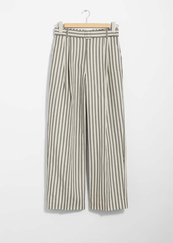 Striped Tailored Trousers
