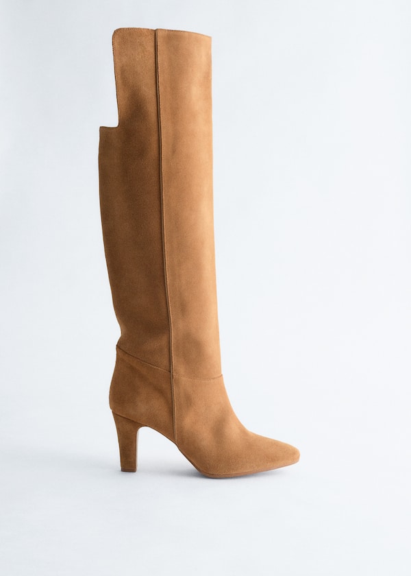 Suede Knee Boots