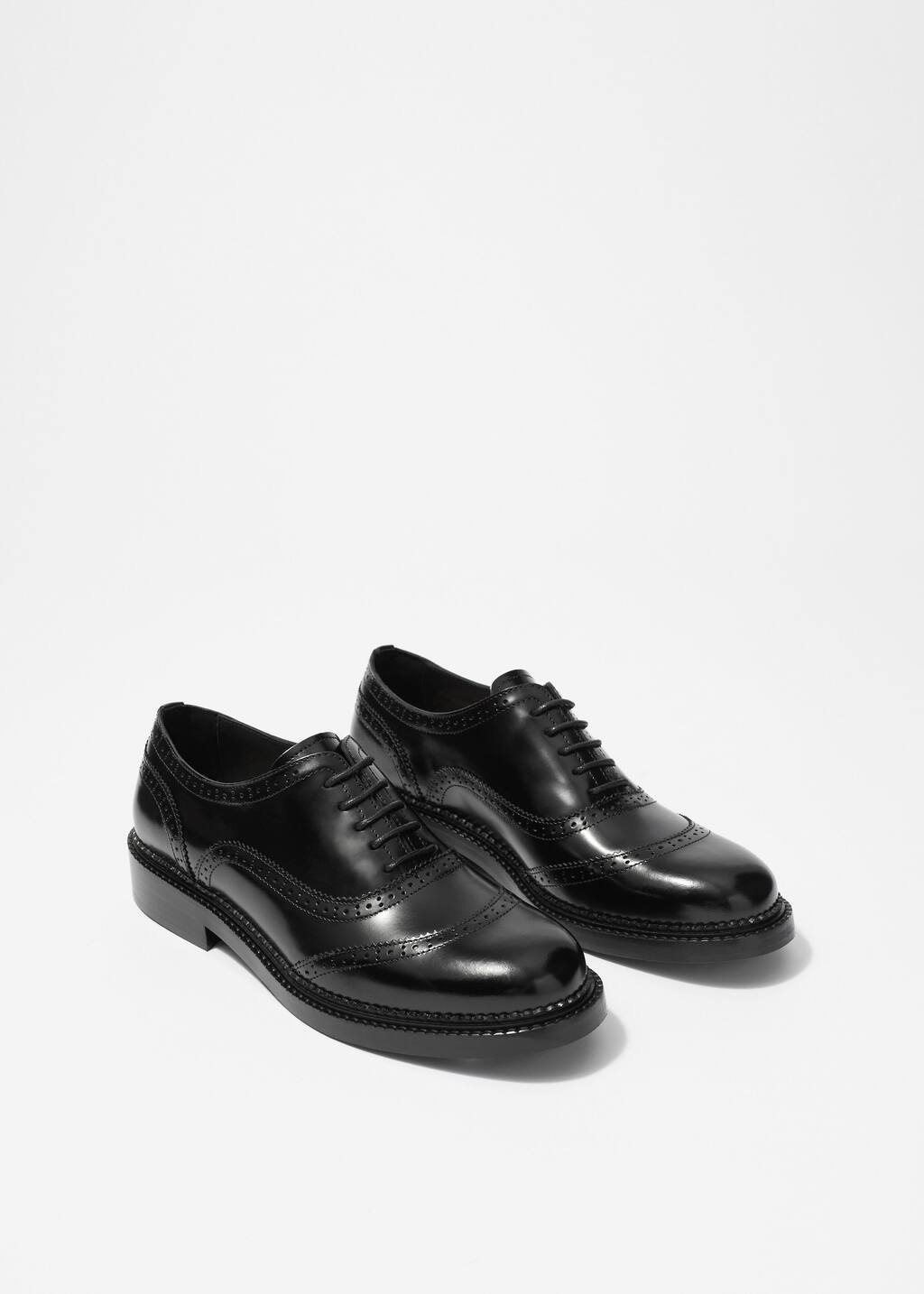 Image showcasing Leather Brogues - Black - & Other Stories DE