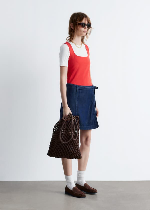 Square-Neck Tank Top