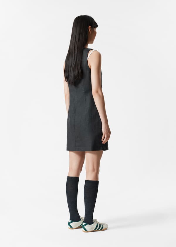 Linen Mini Dress