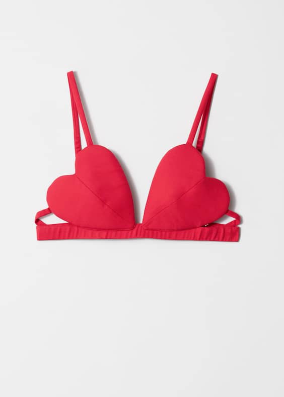 Heart-Shaped Bralette Top