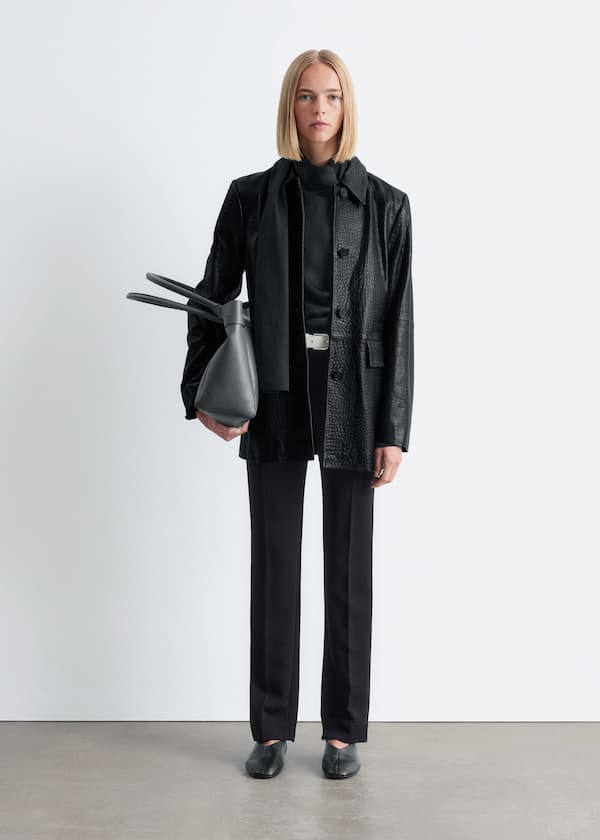 Slim-Leg Press-Crease Trousers