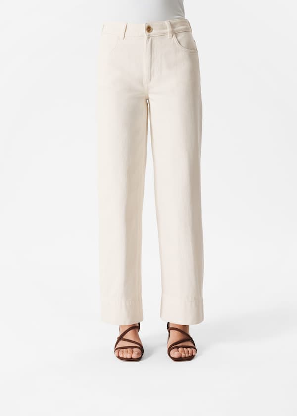 Straight Cropped Jeans