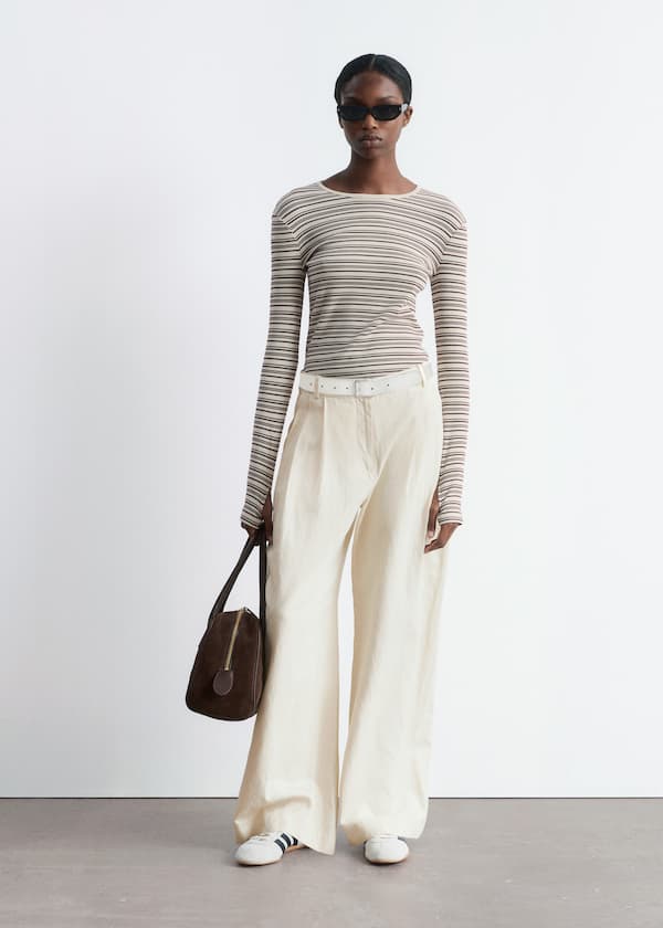 Wide-Leg Trousers