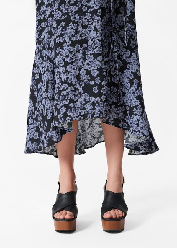 Wrap Midi Dress