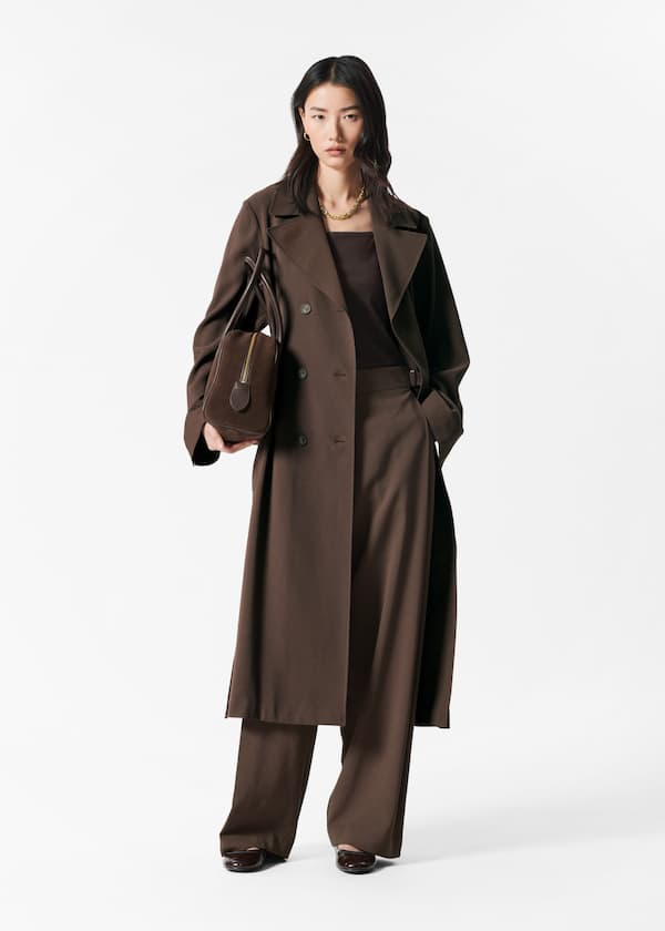 Double-Breasted Trench Coat