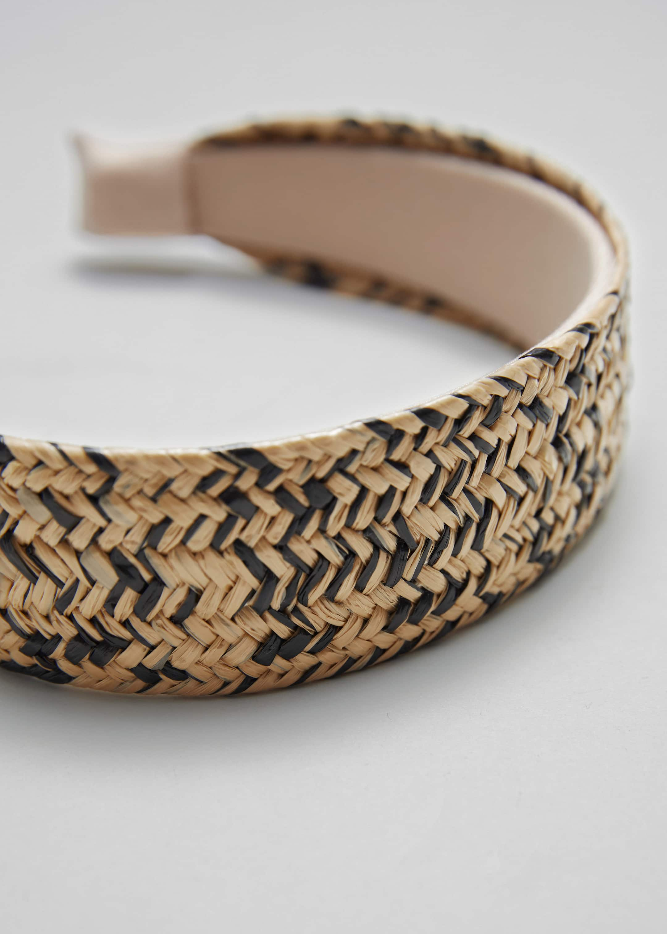 Braided Straw Headband - {{variantName}} - Descriptive Detail