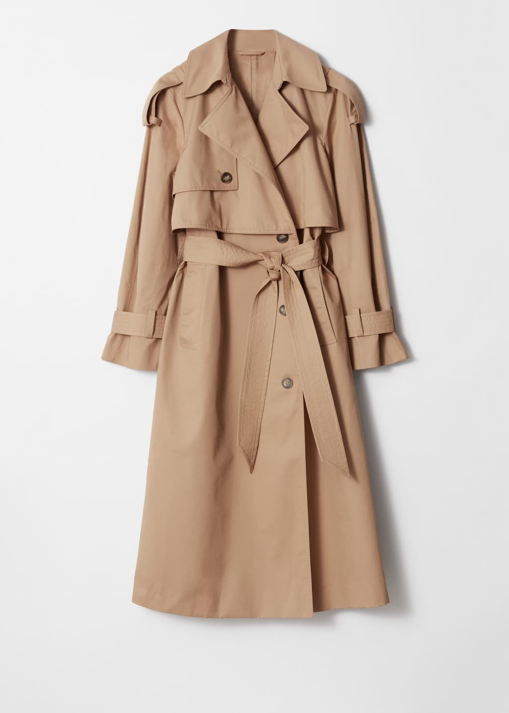 コート TAGLIATORE LONG COAT W/BELT (DOLLY.D70004 A1137 724 BEIGE) Tagliatore Blanche women's coat in alpaca and wool