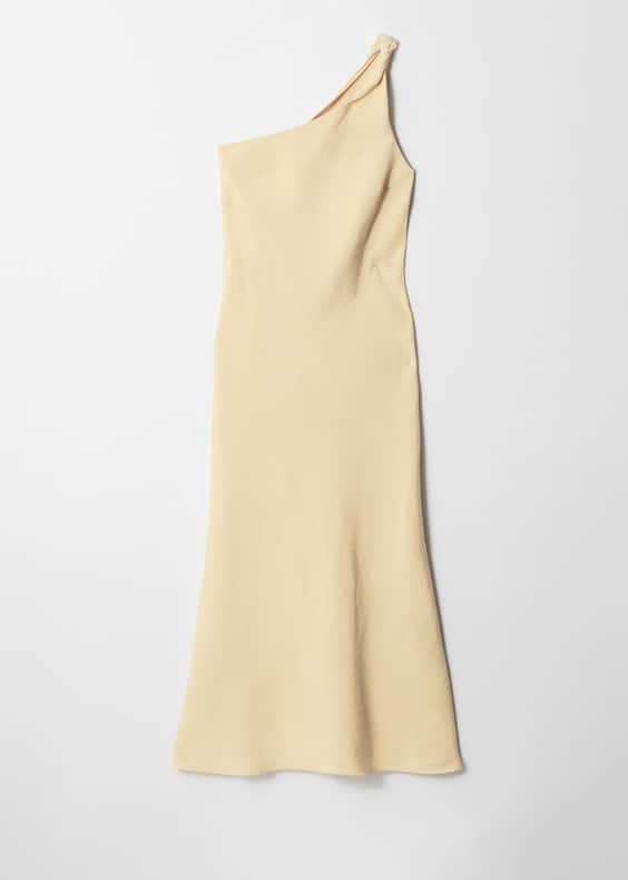 One-Shoulder Midi Dress