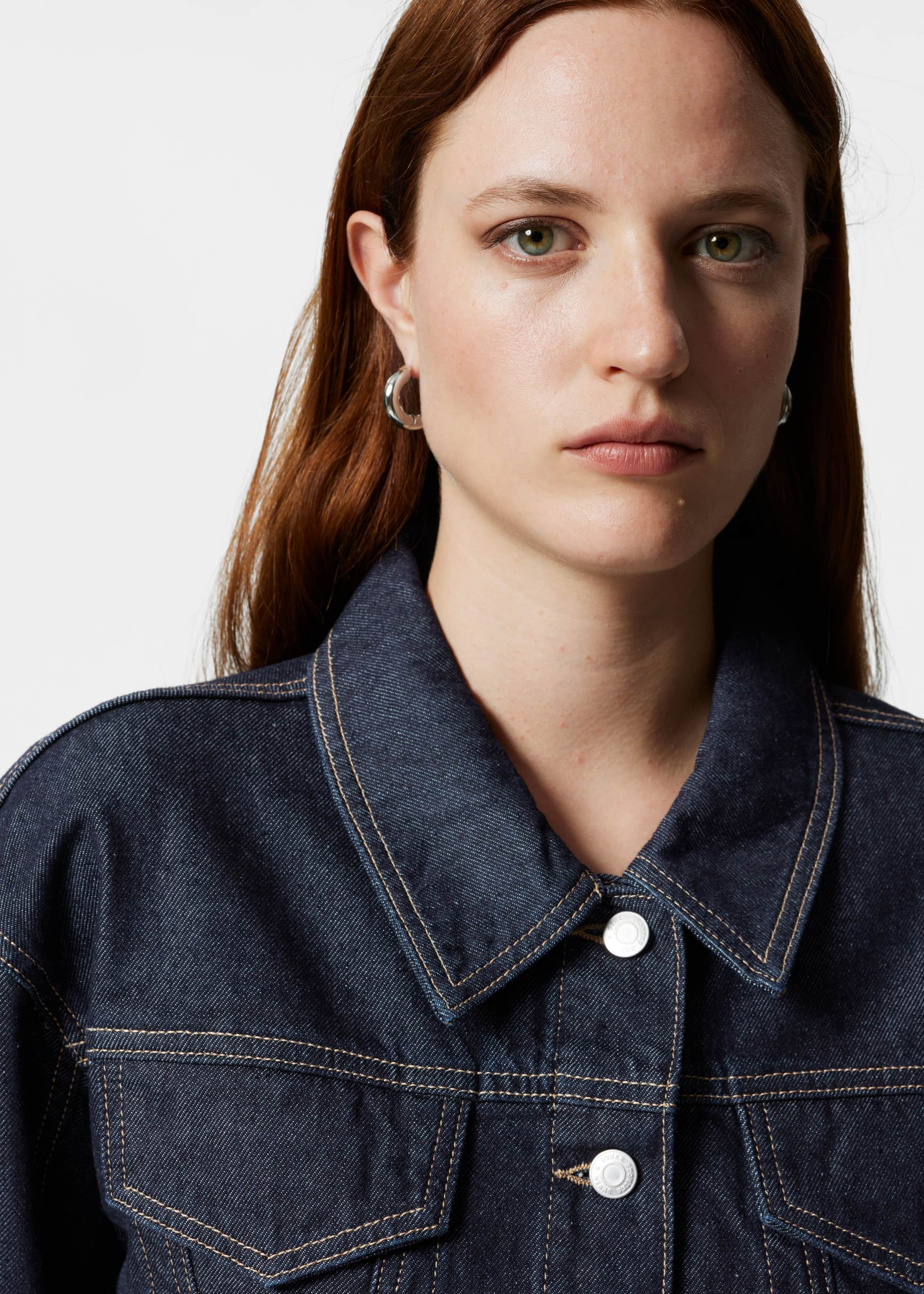 Veste habillée en jean - Bleu - Lookbook