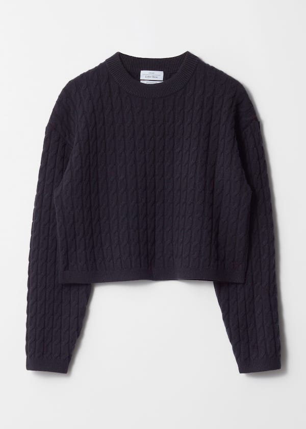 Cable-Knit Wool Jumper