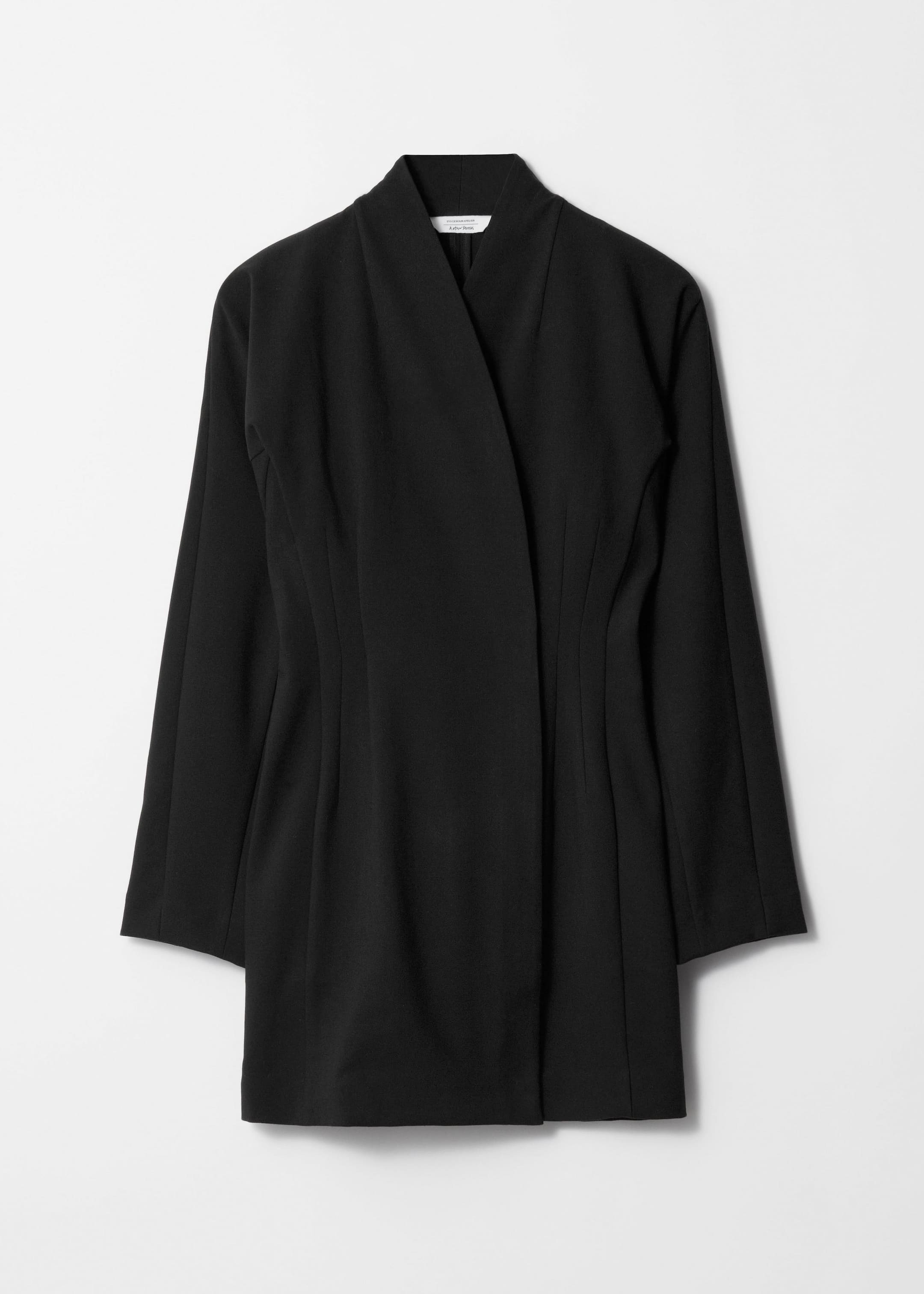 Waisted Blazer Dress - Black - Still Life